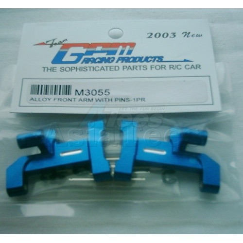 GPM Racing Tamiya M-03 Aluminum Front Arm Set Blue