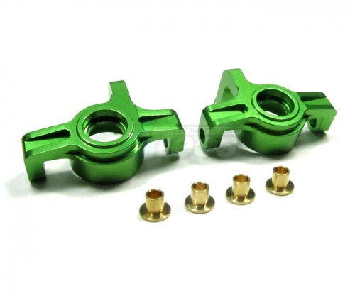 GPM Racing Team Losi Mini 8IGHT Aluminum Front Knuckle Arm 1 Pair Set Green