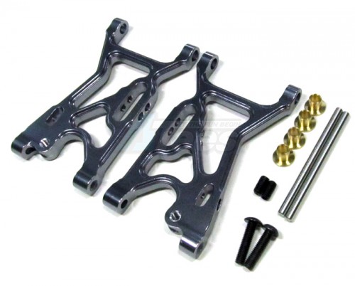 GPM Racing Team Losi Mini 8IGHT Aluminum Front Suspension Arm 1 Pair Set Gun Metal