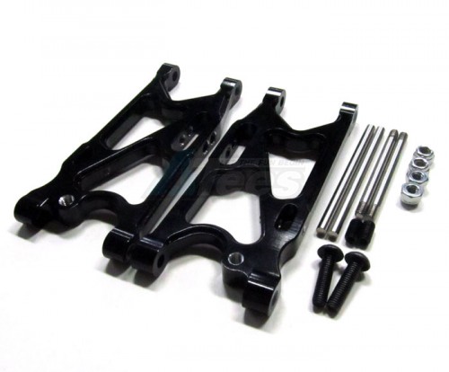 GPM Racing Team Losi Mini 8IGHT Aluminum Rear Suspension Arm 1 Pair Set Black