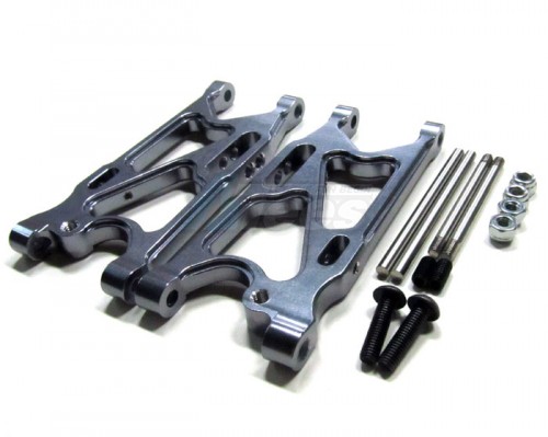 GPM Racing Team Losi Mini 8IGHT Aluminum Rear Suspension Arm 1 Pair Set Gun Metal