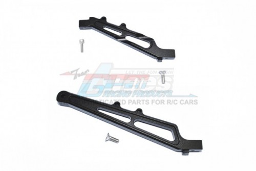 GPM Racing Arrma Infraction 6S BLX All-Road Aluminium Front + Rear Chassis Brace -5Pc Set Black