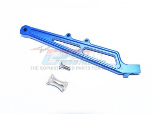 GPM Racing Arrma Infraction 6S BLX All-Road Aluminium Rear Chassis Brace & Collar - 3Pcs Set Blue
