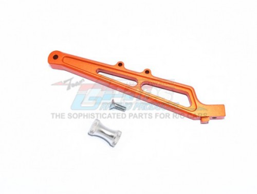 GPM Racing Arrma Infraction 6S BLX All-Road Aluminium Rear Chassis Brace & Collar - 3Pcs Set Orange