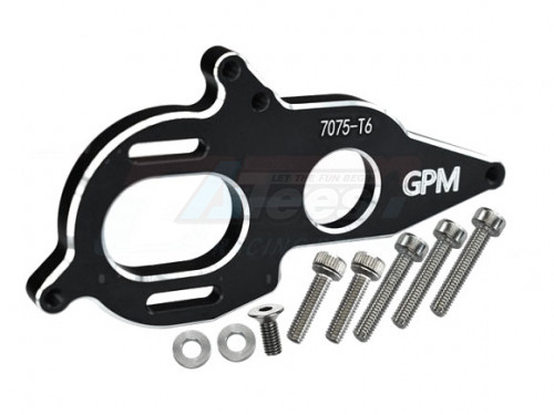 GPM Racing Arrma Granite Aluminium 7075-T6 Motor Heatsink Plate - 9Pcs Set Black