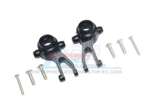 GPM Racing Arrma Granite Aluminium Front Knuckle Arms - 8Pcs Set Black