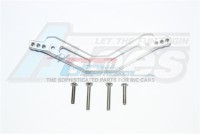 GPM Racing Arrma Granite Aluminium Rear Damper Mount - 5Pcs Set Silver