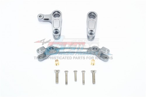 GPM Racing Arrma Granite Aluminium Steering Assembly - 10Pcs Set Gun Metal