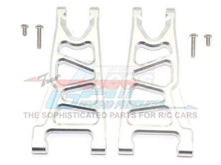 GPM Racing Arrma Granite Aluminium Front Lower Arms - 6Pc Set Silver