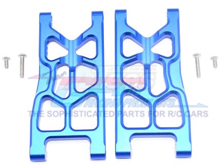GPM Racing Arrma Granite Aluminium Rear Lower Arms - 6Pc Set Blue
