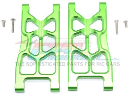 GPM Racing Arrma Granite Aluminium Rear Lower Arms - 6Pc Set Green