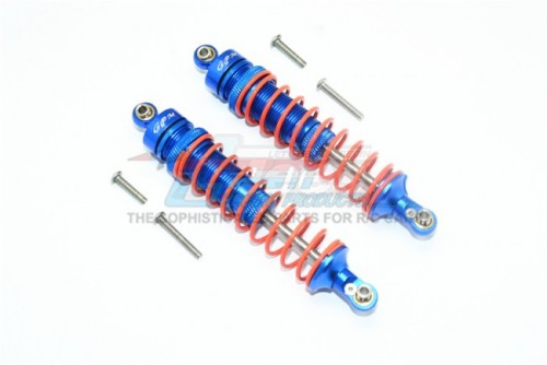 GPM Racing Arrma Granite Aluminium Front Heavy-Duty Adjustable Damper (102MM) - 6Pcs Set Blue