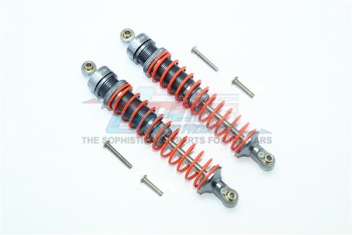 GPM Racing Arrma Granite Aluminium Rear Heavy-Duty Adjustable Damper (115MM) - 6Pcs Set Gun Metal