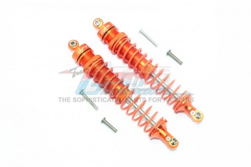 GPM Racing Arrma Granite Aluminium Rear Heavy-Duty Adjustable Damper (115MM) - 6Pcs Set Orange
