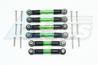 GPM Racing Arrma Granite Stainless Steel Adjustable Tie Rods - 18Pcs Set Green
