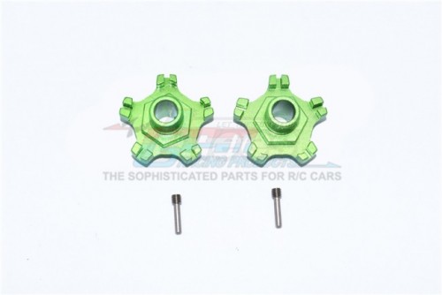 GPM Racing Arrma Infraction 6S BLX All-Road Aluminium Wheel Hex (+6MM) - 4Pcs Set Green