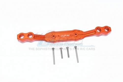 GPM Racing Arrma Infraction 6S BLX All-Road Aluminium Front/Rear Body Post Stabilizer - 5Pcs Set Orange