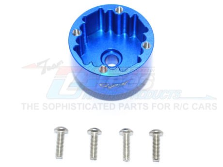 GPM Racing Arrma Kraton 6S BLX Aluminium Front/Rear Diff Case - 5Pcs Set Blue