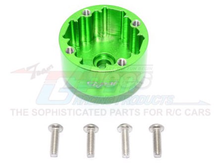 GPM Racing Arrma Kraton 6S BLX Aluminium Front/Rear Diff Case - 5Pcs Set Green