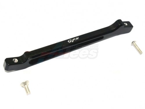 GPM Racing Arrma Kraton 6S BLX Aluminium Front Steering Support Mount - 3Pc Set Black