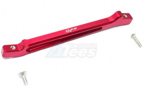 GPM Racing Arrma Kraton 6S BLX Aluminium Front Steering Support Mount - 3Pc Set Red