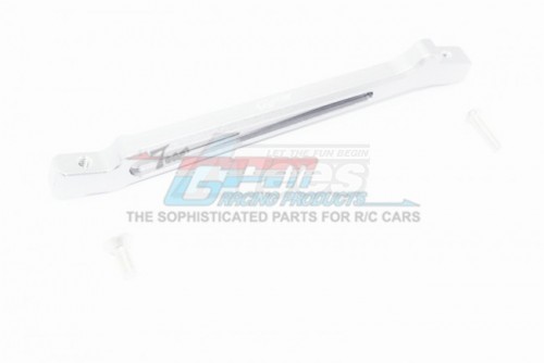 GPM Racing Arrma Kraton 6S BLX Aluminium Front Steering Support Mount - 3Pc Set Silver