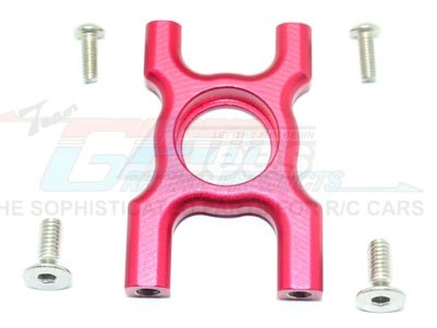 GPM Racing Arrma Kraton 6S BLX Aluminium Center Diff Mount (Front) - 5Pc Set Red