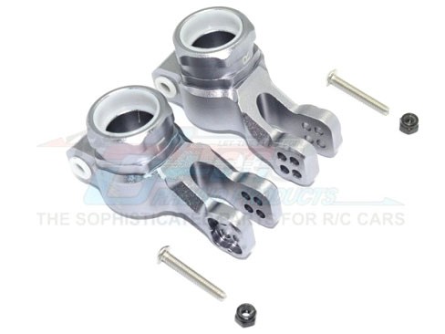 GPM Racing Arrma Kraton 6S BLX 7075 Alloy Rear Hub (Larger Inner Bearings) For Arrma 1/8 Kraton 6S / Outcast 6S / Notorious 6S / Big Rock 6S / Kraton 6S Exb V2/V6 / Notorious V6Gun Metal