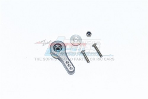 GPM Racing Arrma Kraton 6S BLX Aluminium 25T Servo Horn W. Built-In Spring (3 Positioning Holes) (ARA106040T1) - 5Pcs Set Gun Metal