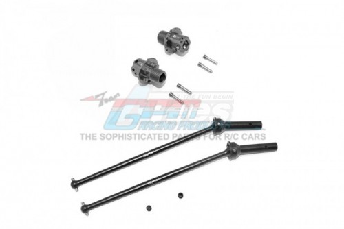 GPM Racing Arrma Kraton 6S BLX Aluminium Rear CVD+13MM Hex for 106005/106015/106018/106040T1 - 10Pcs Set Gun Metal
