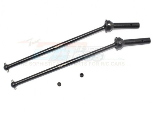 GPM Racing Arrma Kraton 6S BLX #45 Harden Steel Rear Cvd Driveshaft for 106005/106015/106018/106040T1 - 4Pc Set Black