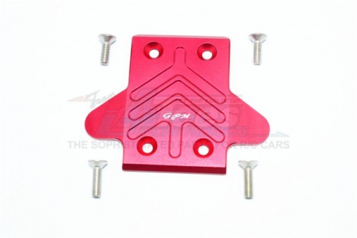 GPM Racing Arrma Kraton 6S BLX Aluminium Rear Chassis Protection Plate - 5Pcs Set Red