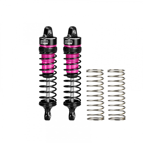 GPM Racing Arrma 1/16 Mini Kraton 3S Alloy Rear Shock Absorbers 74mm For Arrma 1/16 Mini Kraton 3S Pink