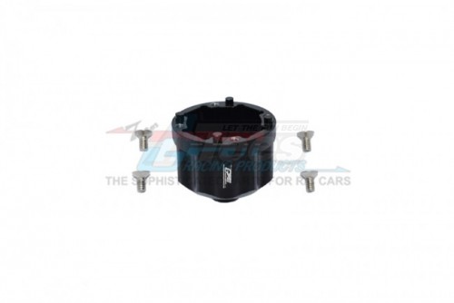 GPM Racing Arrma Kraton 8S BLX Aluminium Front/Rear Diff Case (ARA110002T1/T2) - 5Pcs Set Black