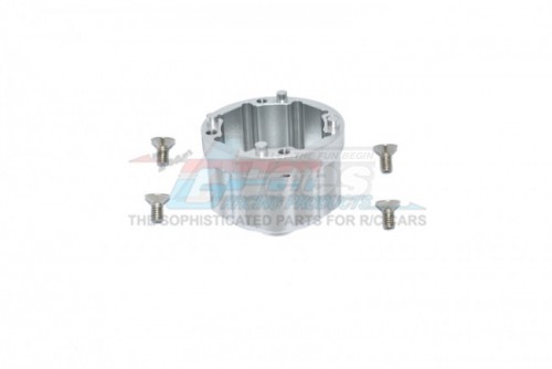 GPM Racing Arrma Kraton 8S BLX Aluminium Front/Rear Diff Case (ARA110002T1/T2) - 5Pcs Set Silver