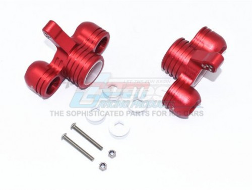 GPM Racing Arrma Kraton 8S BLX Aluminium Front Knucklw Arms - 10Pcs Set Red