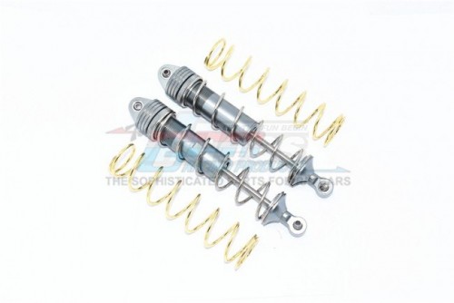 GPM Racing Arrma Kraton 8S BLX Aluminium Front Thickened Spring Dampers 177MM (ARA110002T1/T2) - 4Pcs Set Gun Metal