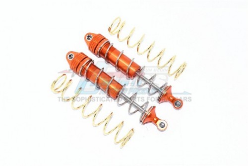 GPM Racing Arrma Kraton 8S BLX Aluminium Front Thickened Spring Dampers 177MM (ARA110002T1/T2) - 4Pcs Set Orange