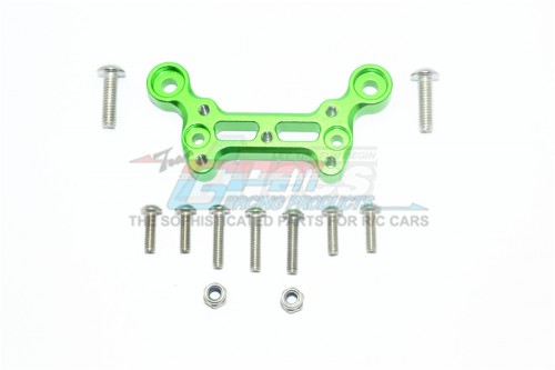 GPM Racing Arrma Outcast 6S BLX Aluminium Front Dirt Guard Mount - 12Pcs Set Green