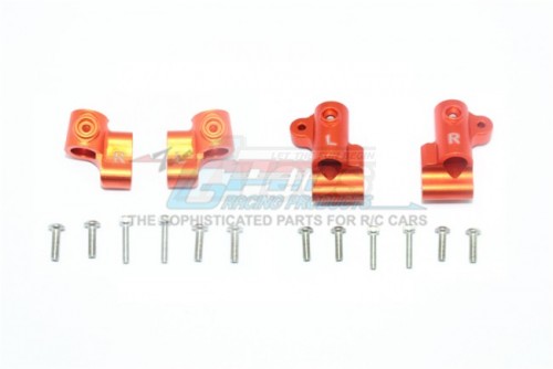 GPM Racing Arrma Outcast 6S BLX AluminIum Front+Rear Body Post Stabilizer - 16Pcs Set Orange