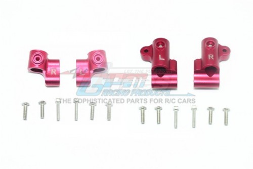 GPM Racing Arrma Outcast 6S BLX AluminIum Front+Rear Body Post Stabilizer - 16Pcs Set Red