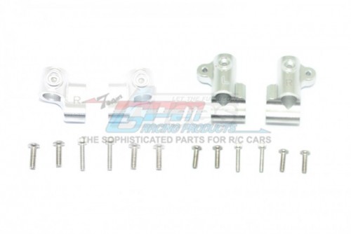 GPM Racing Arrma Outcast 6S BLX AluminIum Front+Rear Body Post Stabilizer - 16Pcs Set Silver