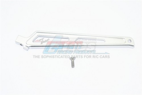 GPM Racing Arrma Talion 6S BLX Aluminium Rear Chassis Brace - 2Pcs Set (ARA10648) Silver