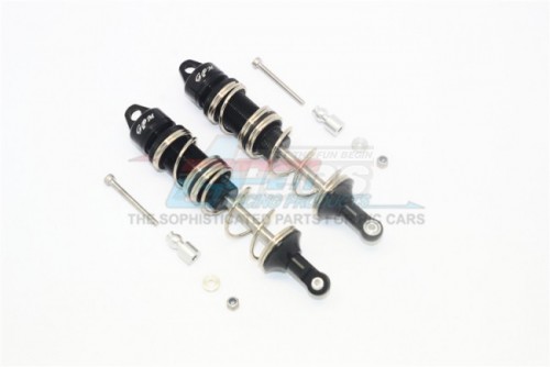 GPM Racing Arrma Talion 6S BLX Aluminium Front Double Section Spring Dampers 105MM - 10Pcs Set (ARA10648) Black