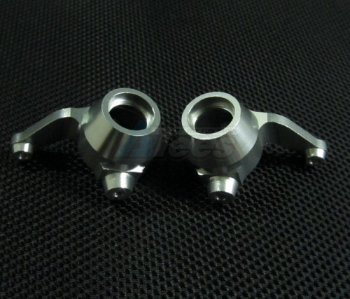 GPM Racing HPI Minizilla Aluminum Front/rear Knuckle Arm - 1pr Silver