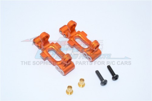GPM Racing Tamiya MF-01X Aluminium Front C-Hub - 1Pr Set Orange