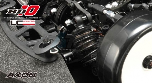 GPM Racing Kyosho Mini Inferno Aluminum Front Bumper With Screw Set Black