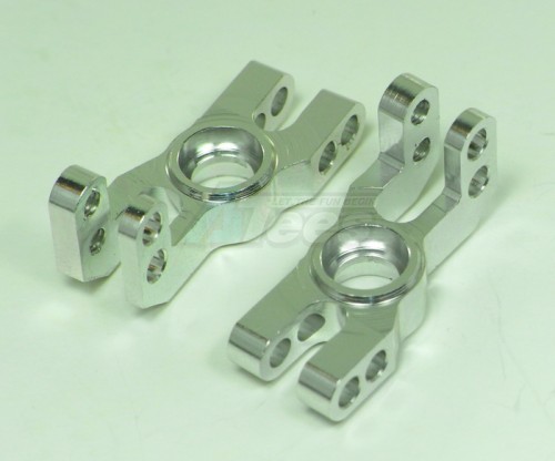 GPM Racing Kyosho Mini Inferno Aluminum Rear Knuckle Arm - 1pr Silver