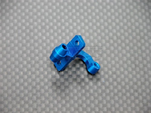 GPM Racing Kyosho Mini Inferno ST Aluminum Rear Gear Box Mount Connector (Linking Tie Rod & Gear Box Mount) - 1 Piece Blue