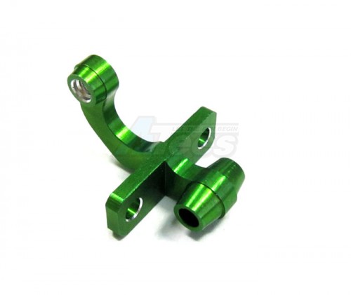 GPM Racing Kyosho Mini Inferno ST Aluminum Rear Gear Box Mount Connector (Linking Tie Rod & Gear Box Mount) - 1Pc Green